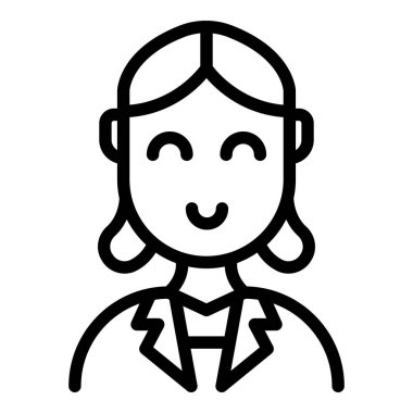 Ekip kadın simgesi, taslak biçimi