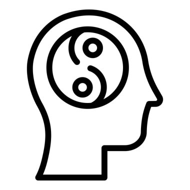 Ruhsal iyileştirme ikonu, taslak biçimi