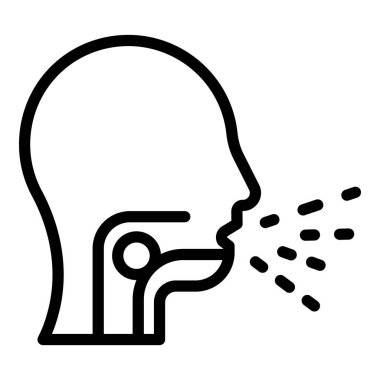 Öksürük simgesi, dış hat biçimi