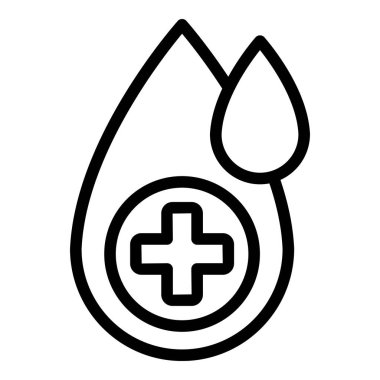 Tıbbi damlalar simgesi, özet biçimi