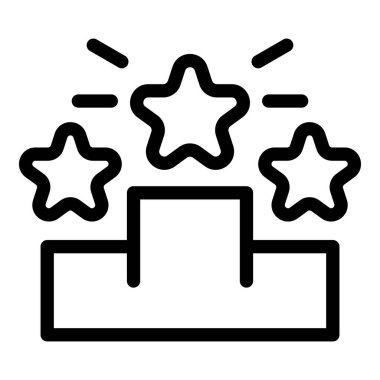 Sıralama podyum simgesi, özet biçimi