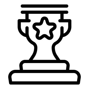 Premium kupa simgesi sıralaması, taslak biçimi