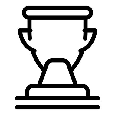 Modern futbol kupası simgesi, taslak biçimi