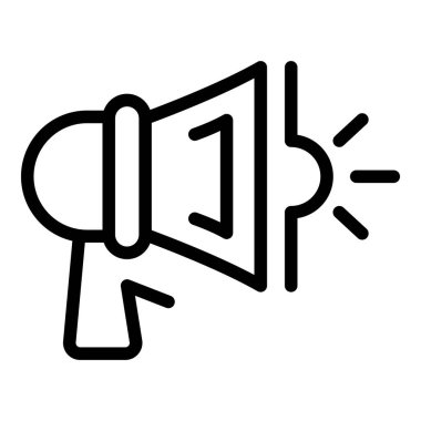 Menajer megafon simgesi, özet biçimi