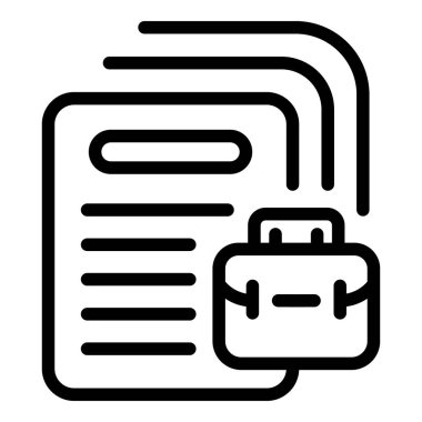 Büyükelçi kağıtları simgesi, özet biçimi