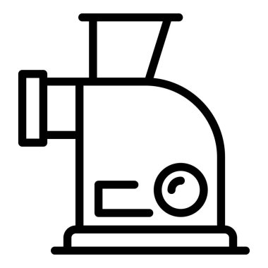 Yemek helikopteri simgesi, taslak biçimi