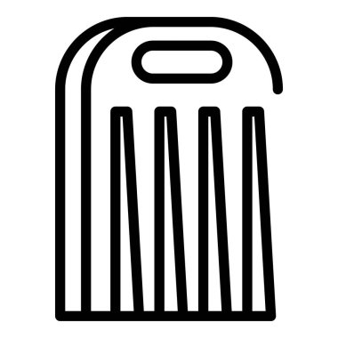 Salata kesme simgesi, taslak biçimi