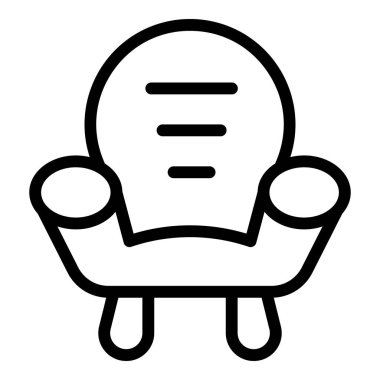 Yumuşak koltuk simgesi, dış hat biçimi