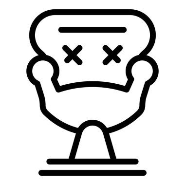 Lounge rahatlama simgesi, taslak biçimi