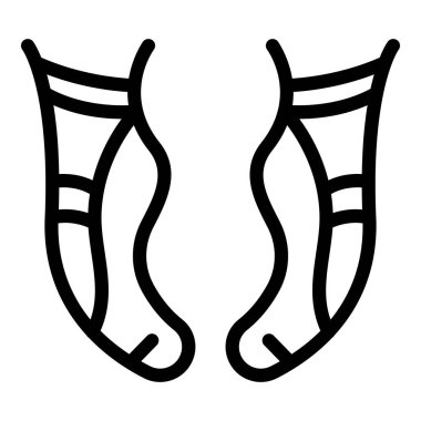 Bale terliği simgesi, taslak biçimi