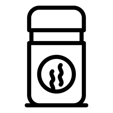 Termos yemek simgesi, taslak biçimi