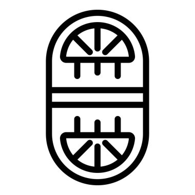 Vitamin hapı simgesi, taslak biçimi