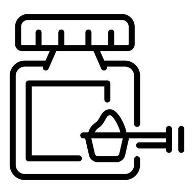 Vitamin tozu simgesi, taslak biçimi