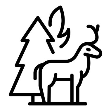 Orman alevleri simgesi, taslak biçimi