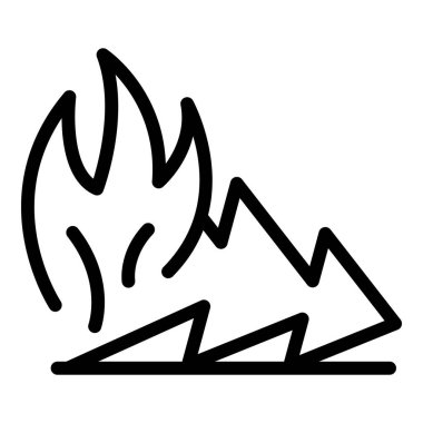 Orman alevi simgesi, taslak biçimi