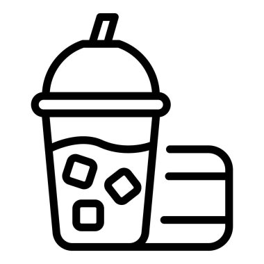 Kokteyl simgesi, özet biçimi