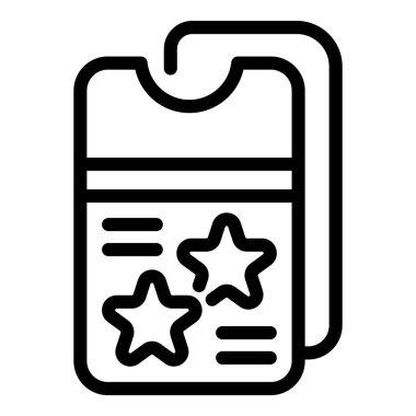 Bilet Su Parkı simgesi, taslak biçimi