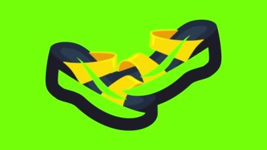 Platform ayakkabı simgesi canlandırması