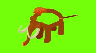 Mamut avı simgesi canlandırması