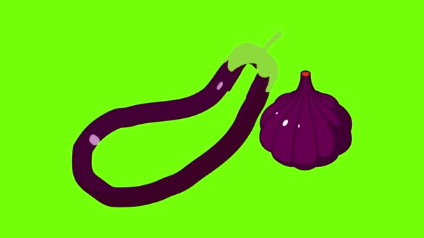 Animación icono producto púrpura — Vídeo de stock