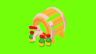 Bira festivali simgesi canlandırması