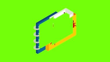 Veri hack simgesi canlandırması