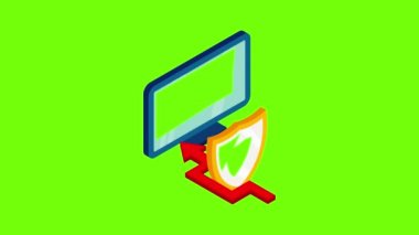 Hackleme konsepti simgesi canlandırması