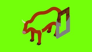 İsviçre çikolata ikonu animasyonu