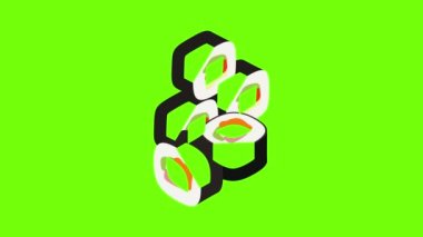 Kimbap simge canlandırması