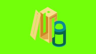 Farklı ambalaj simgesi canlandırması