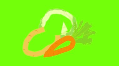 Sebze hasadı simgesi canlandırması