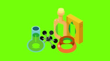 Organik Kozmetik Simgesi Canlandırması