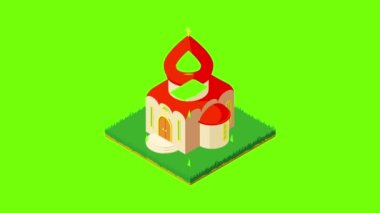 Ortodoks tapınak simgesi canlandırması