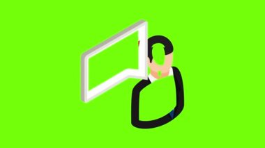 İş geliştirme simgesi canlandırması