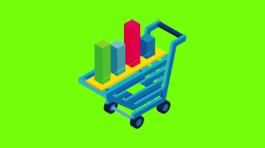 Maliyet optimizasyon simgesi canlandırması