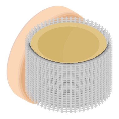 Madde simgesini, izometrik biçimi onar