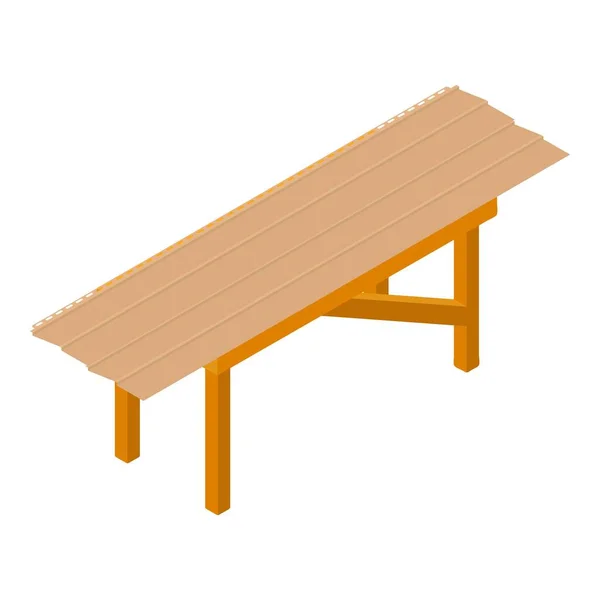 Icono de mesa de taller, estilo isométrico — Vector de stock