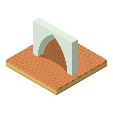 Müslüman yay simgesi, izometrik biçim