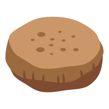 Pita ekmek simgesi, izometrik biçim