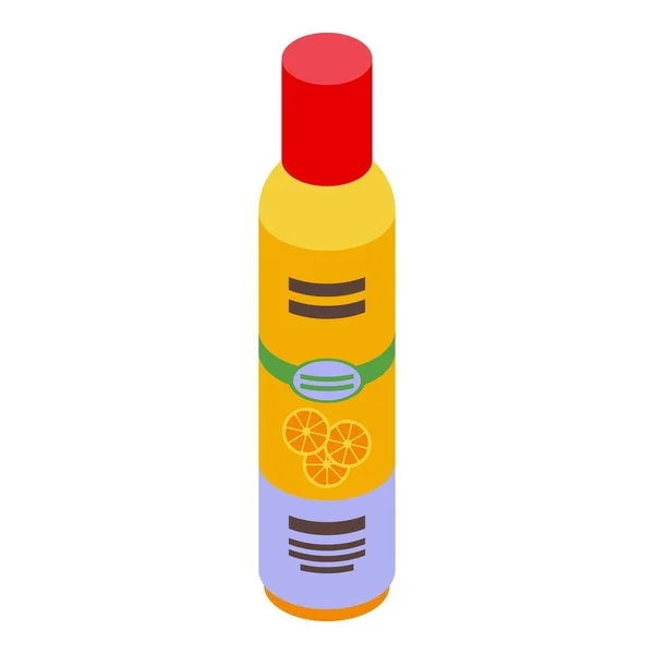 Orange air freshener icon, isometric style — Stock Vector