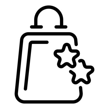 Vip alışveriş istemcisi simgesi, özet biçimi