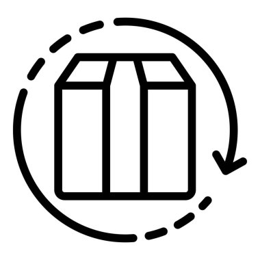 Kargo kutusu simgesi, taslak biçimi