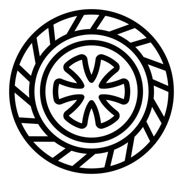 Auto Kupplungskit Symbol, Umriss Stil — Stockvektor