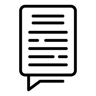 Eğitim sohbet simgesi, özet biçimi