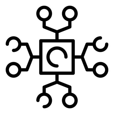 Dijital engelleme zinciri simgesi, özet biçimi