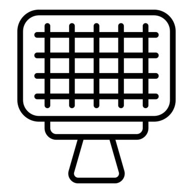 Barbekü ağı simgesi, özet biçimi