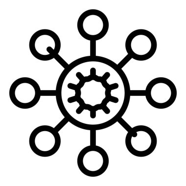 Virüs enfeksiyonu simgesi, özet biçimi