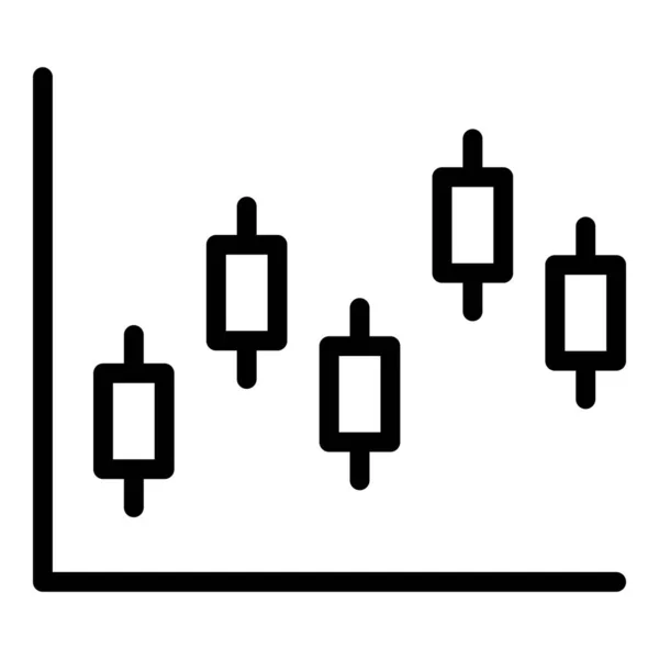 Bitcoin icône btc, style contour — Image vectorielle