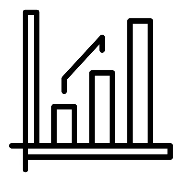 Ikona kryptoměna bitcoinu, styl osnovy — Stockový vektor