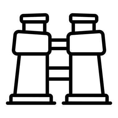 Safari dürbün simgesi, özet biçimi